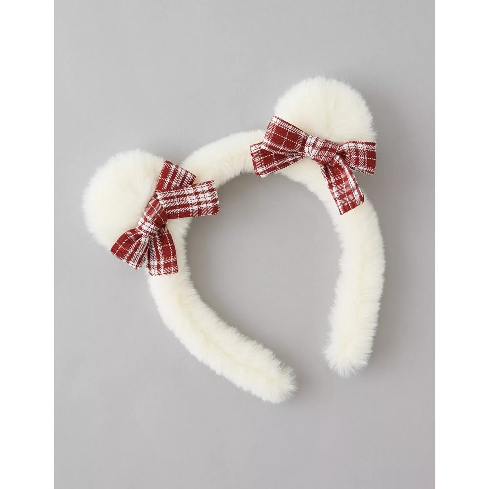 American Eagle AE Sherpa Teddy Bear Cozy Ears Headband NWT